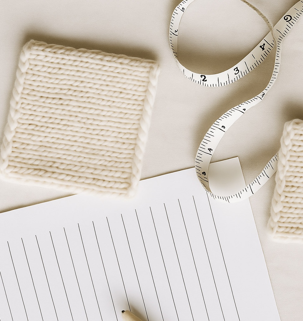 Cozy yarn coasters and stationery