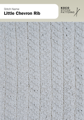 Subtle chevron lines create a rhythmic, textured rib, adding gentle structure ideal for refined knitwear designs Handknit Little Chevron Rib with fine diagonal ribbing and subtle chevron detail for delicate knitwear